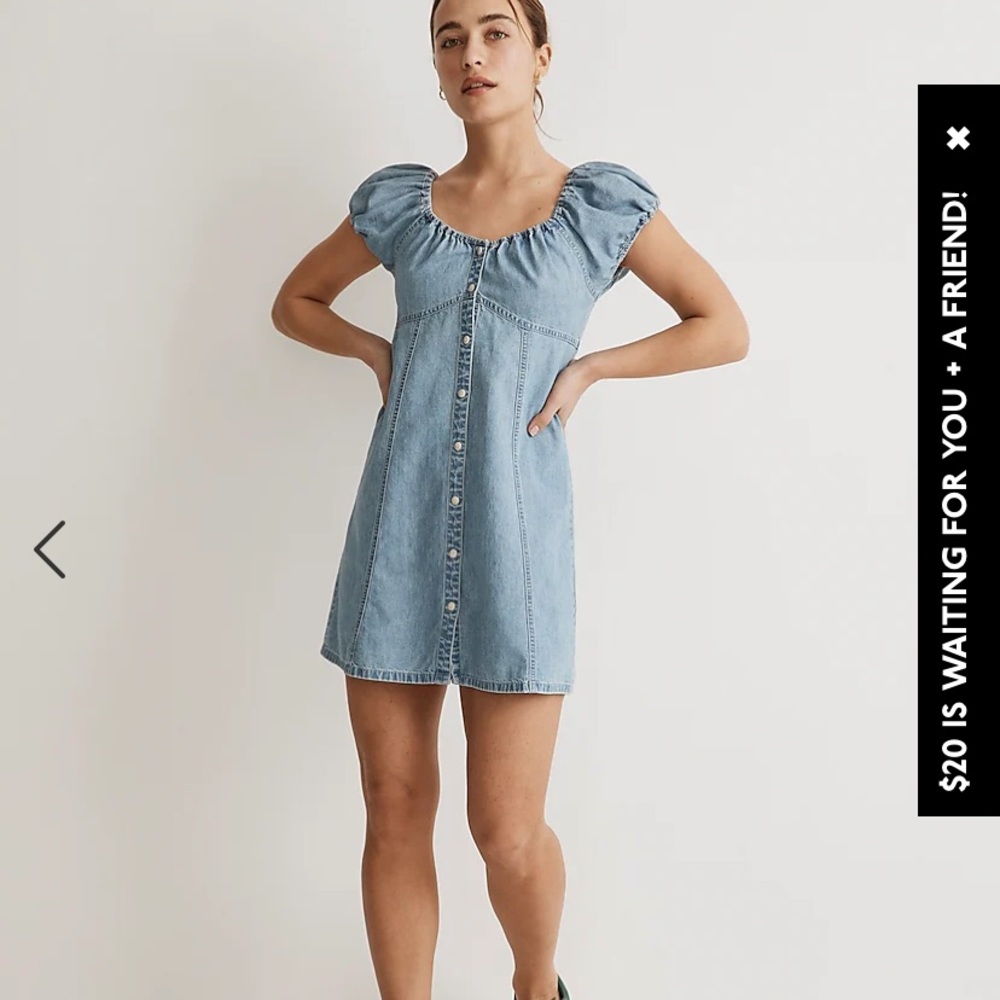 NWT Madewell Denim Dress